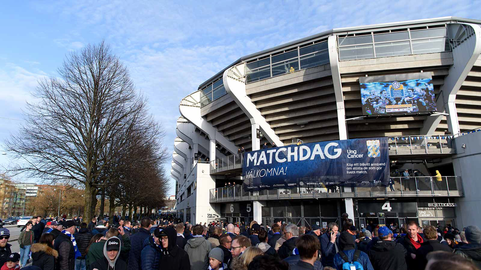 Ung cancer utanför ullevi